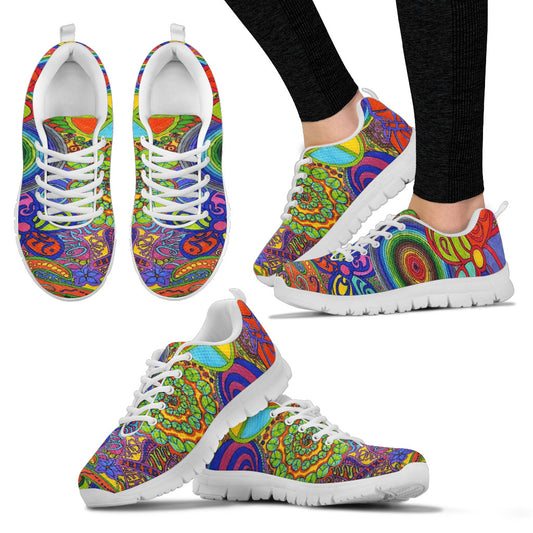 Butterfly Pattern Women's Sneakers